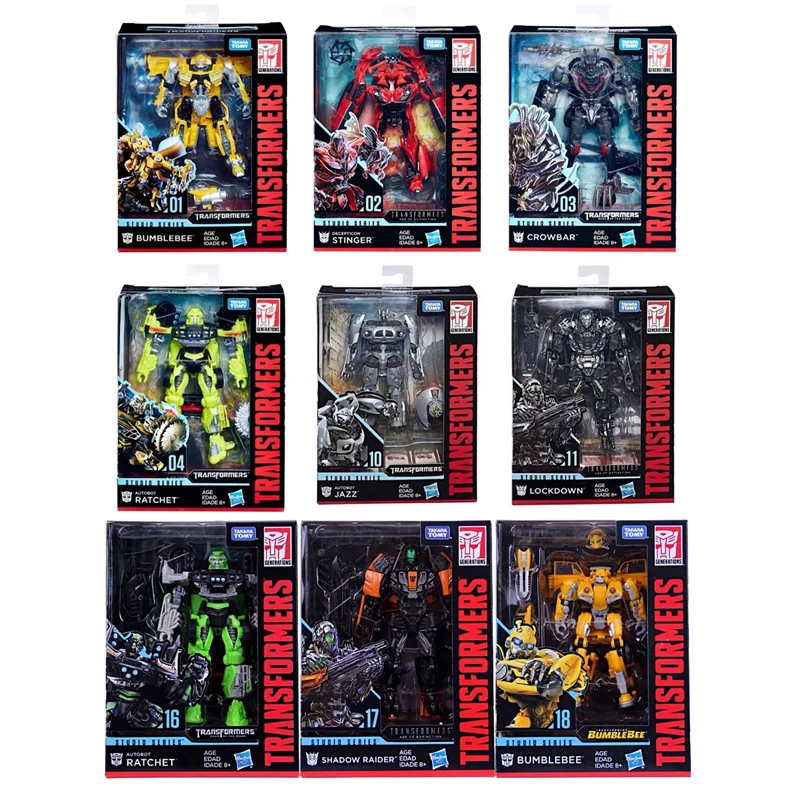 Оригинальные Трансформеры Hasbro для киностудий SS Arcee Dropkick Roadbuster Hot rod Jazz Sideswipe Drift