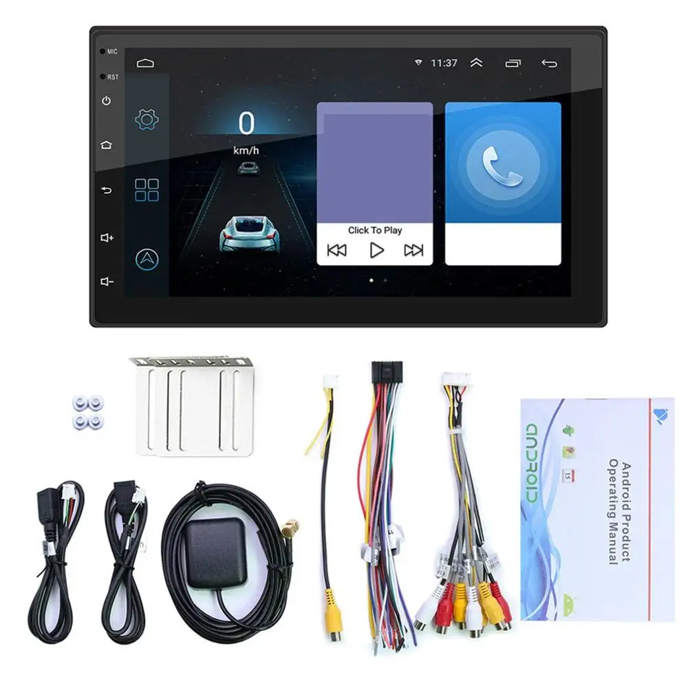 

Android 9.0 2 Din Car Radio Multimedia Video Player Universal Auto Stereo GPS MAP