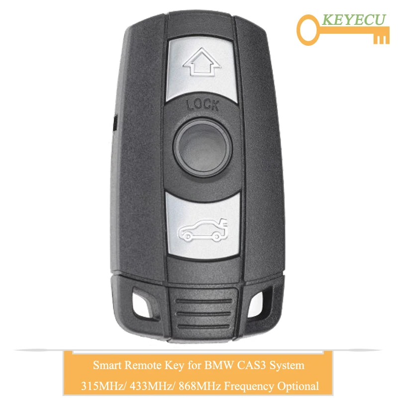 KEYECU Smart дистанционного ключа автомобиля для BMW CAS3 системы 1 3 5 7 серии X5 X6 Z4 FOB кнопки