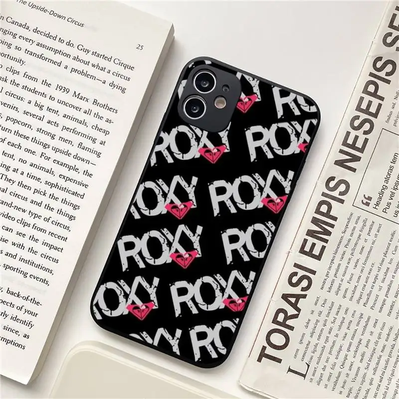 

Australian women's sports brand roxy Phone Case for iPhone 11 12 pro XS MAX 8 7 6 6S Plus X 5S SE 2020 XR Soft mobile bags