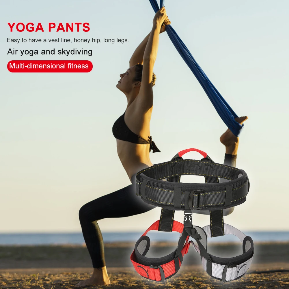 

Professional Safety Protective Belt Aerial Yoga Rock Mountain Climbing Outfitting Harness Waist Support Body Harness Equipment