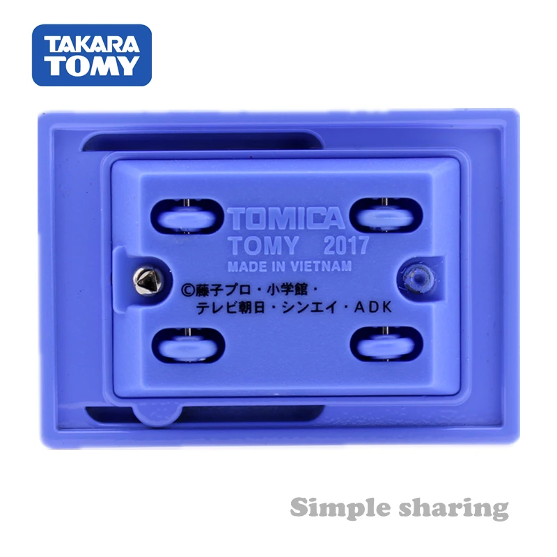 Takara Tomy Dream Tomica Ride On R04 Doraemon X Time Machine Модель Kit Jingle робот Игрушечная машина литая