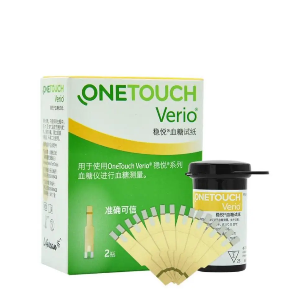 ONETOUCH Verio Test Strips 50/100pcs Flex Blood Glucometer blood sugar for diabetics Imported from the UK
