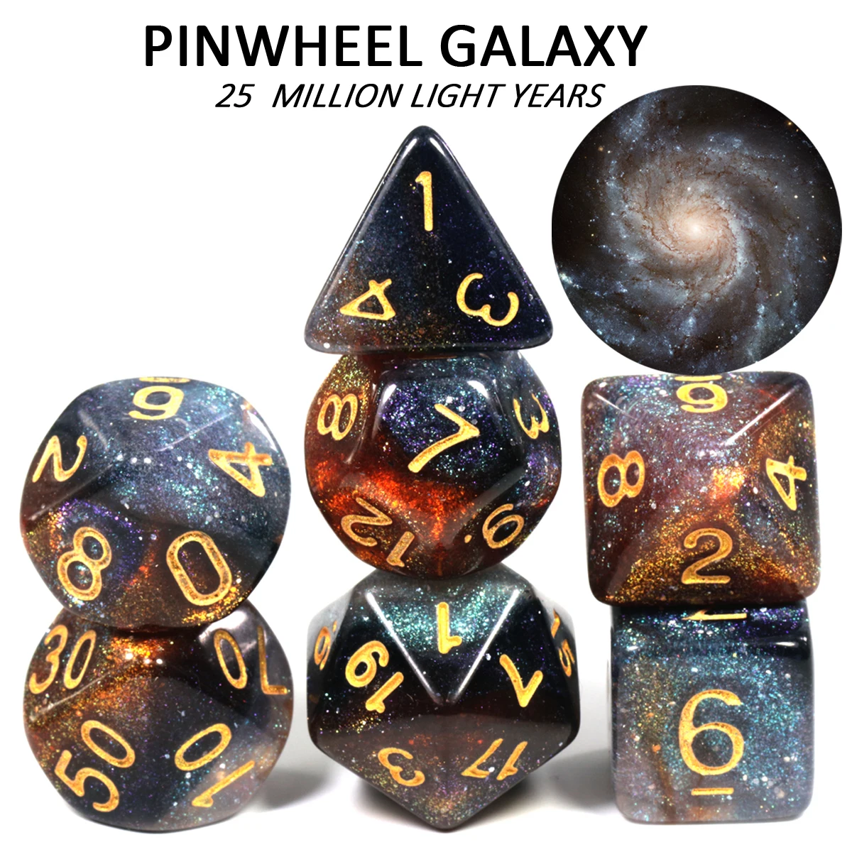 8 тем космическая галактика концепт кости 7 шт. ролевые игры настольные