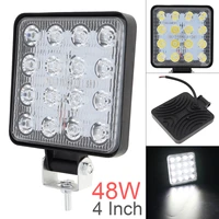 3200lm 48w 4 inch high power square car offroad led working light off road led work lamp for motorcycle tractor truck atv suv