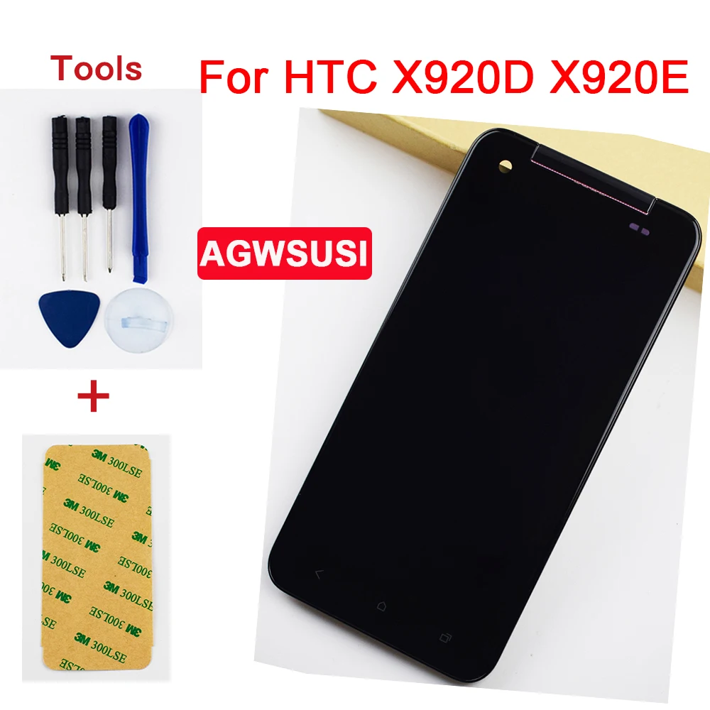 Для HTC Butterfly DNA X920D полный сенсорный экран дигитайзер Датчик Стекло + ЖК-дисплей