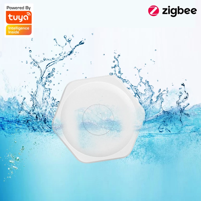 

Датчик утечки воды Tuya ZigBee, устройство для обнаружения утечки воды, приложение Smart Life, мгновотзывы с приложением Tuya, удаленный мониторинг