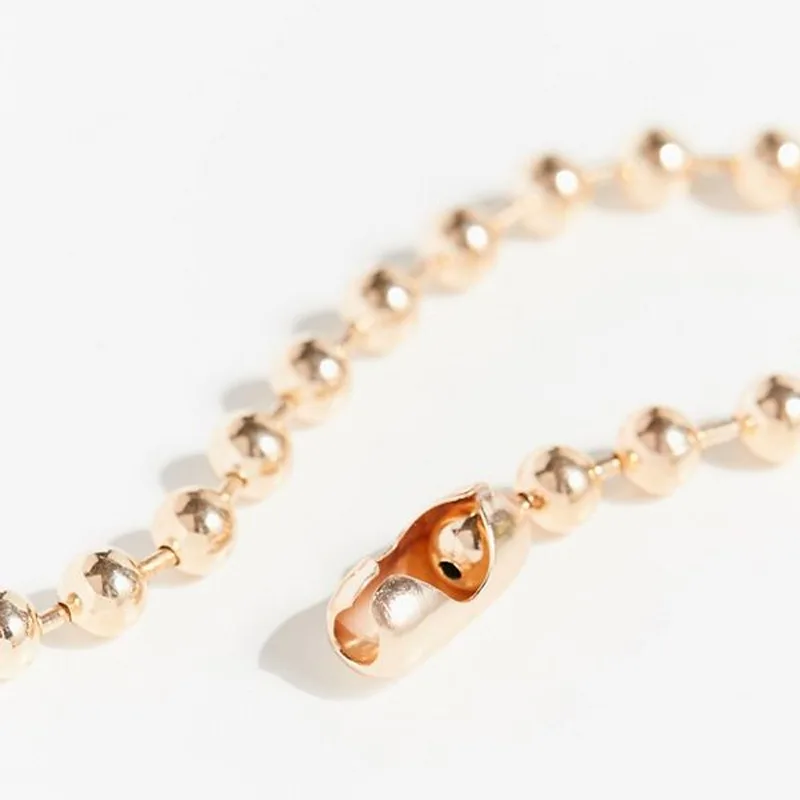ZWPON Gold Filled Beads Ball Choker Necklace for Women Fashion Beaded Jewelry Wholesale | Украшения и аксессуары