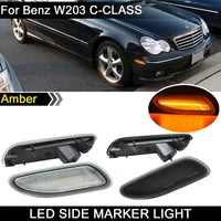 for usa version benz w203 c class c230 c240 c280 c32 amg c320 c350 car front amber led side marker lamp turn signal light