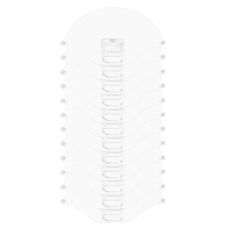 

20PCS Restaurant Transparent Mask Kitchen Gadget Hygiene Safety Face Shield Mask Anti Fog Catering Food Hotel Home Plastic Tools