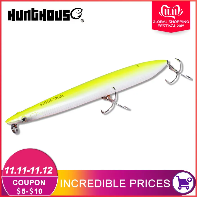Охотничий дом LW502 leurre stickbait карандаш приманка морская жесткая приманка для рыбалки тонущие плавающие приманки SANDEEL серфинга ходунки иглы рыбы