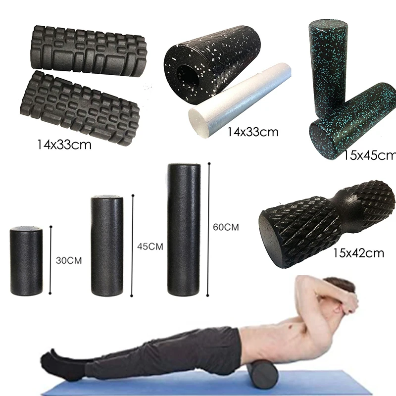 EPP Йога Массаж ролик фитнес пена ролик само Myofascial релиз болезненных триггерных точек мышечные спайки - изображение