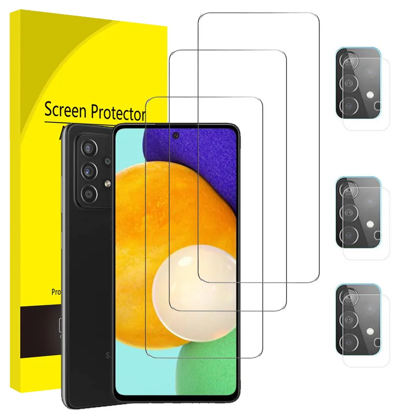 

a52,Protective Glass For Samsung Galaxy A52 A51 5g Tempered Glass Galaxy A52 Lens Protection A52s Cristal Templado Samsung A52