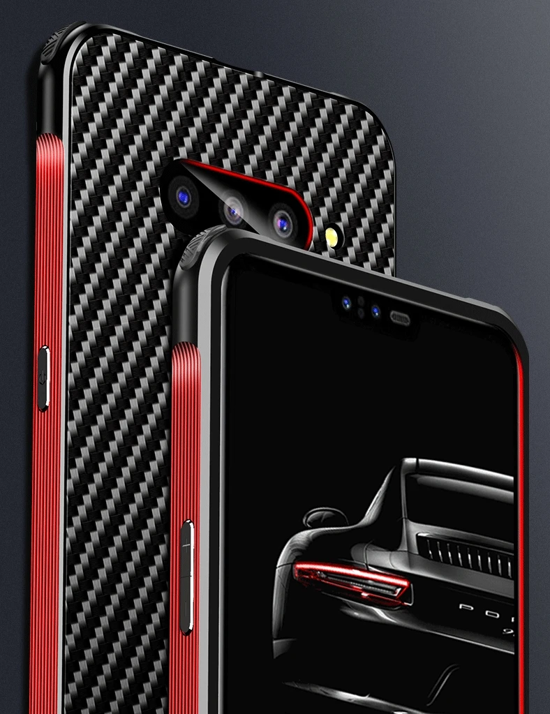 Чехол для LG V50 V40 чехол thinq металлический алюминиевый бампер рамка углеродное волокно текстура PC задний Чехол для LG G8 G7 чехол thinq