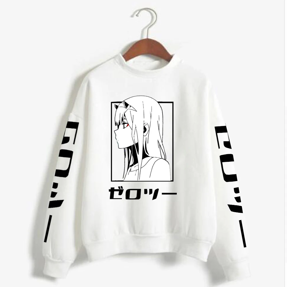 

Harajuku 2020 Darling In The Franxx Men Women Unisex Hoodies Sweatshirts Zero Two Hoodie