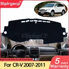 Для Honda CR-V RE1  RE5 RE7 2007 2008 2009 2010 2011 анти-скольжения мат приборной панели крышки Зонт ковры приборной аксессуары CR V таможенный приходной ордер