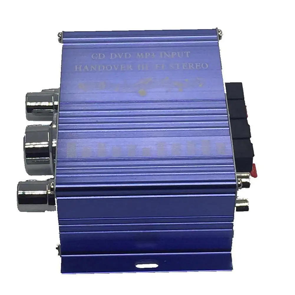 12 В 2 канала Автомобильный усилитель мини Hi Fi стерео аудио маленький Сабвуфер AMP