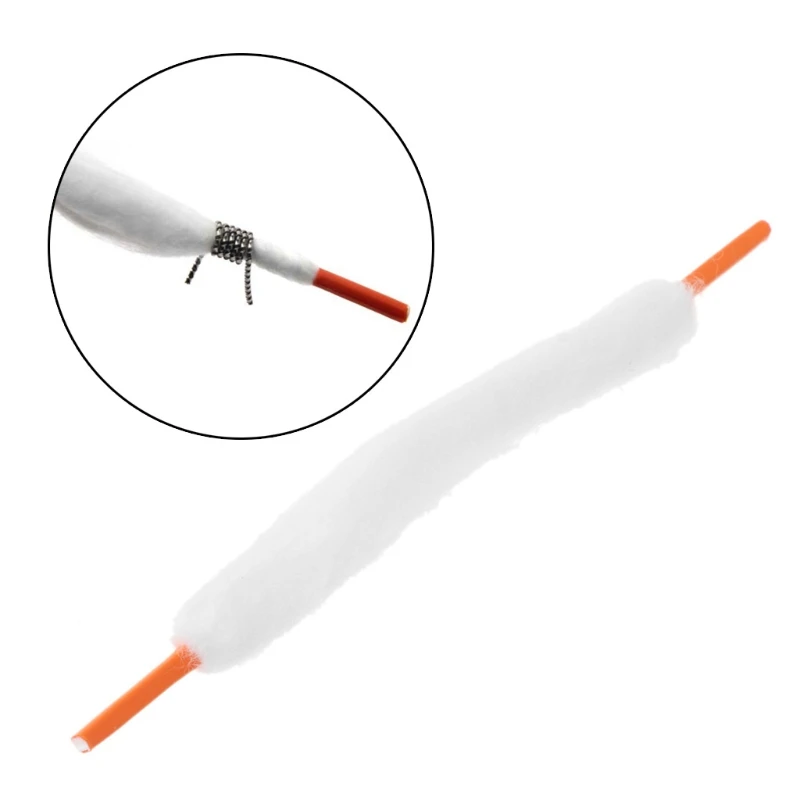 

20pcs Prebuilt Wire Coil Threads Vape Cotton Strips Shoelace for Ecigarette RTA RDA RBA Atomizer