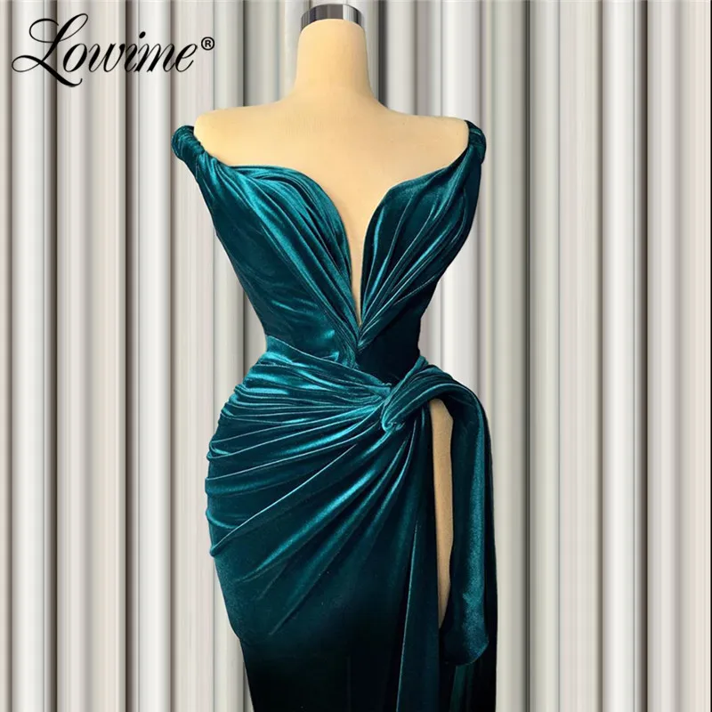 

Sexy High Split Side Long Prom Dresses 2021 Plus Size Mermaid Party Gown Customized Robe De Soiree Aibye African Evening Dresses