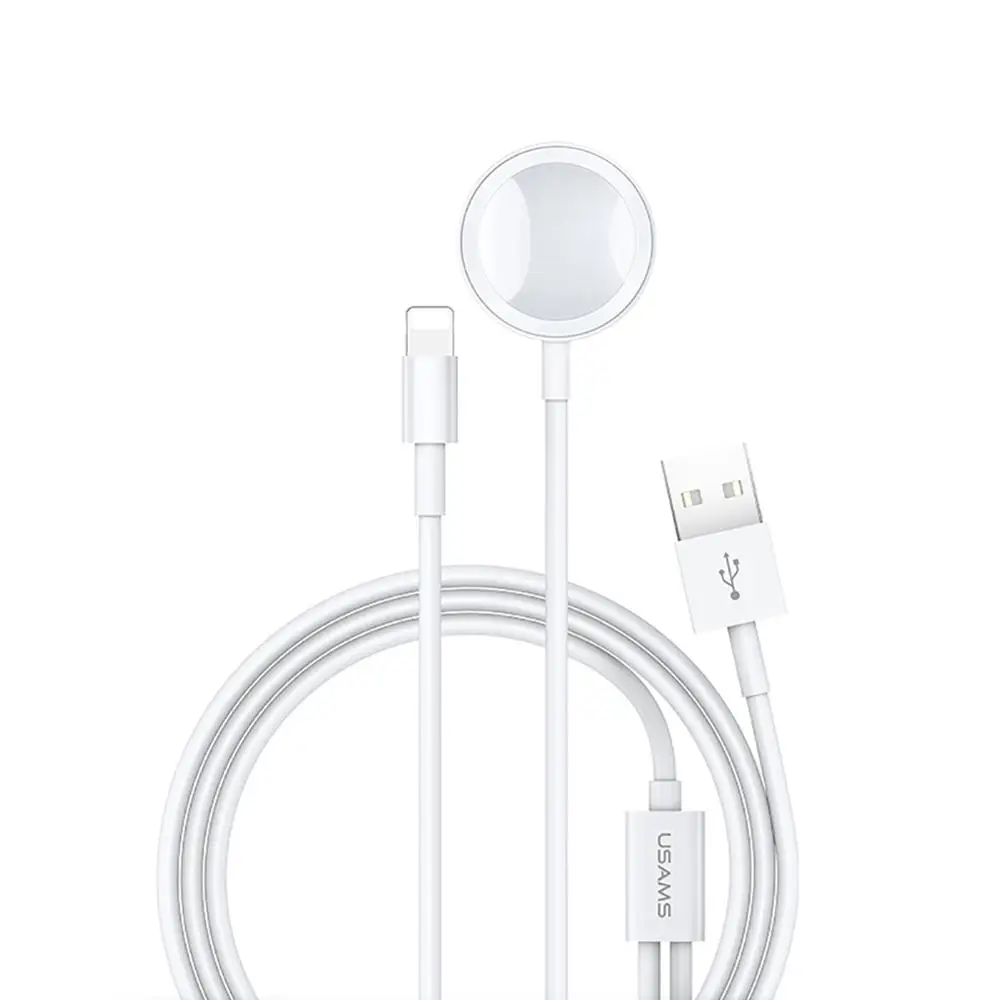 Для Apple Watch i Series 1 2 3 4 в usb зарядный кабель для iPhone 7 8 X XS Max XR беспроводное магнитное