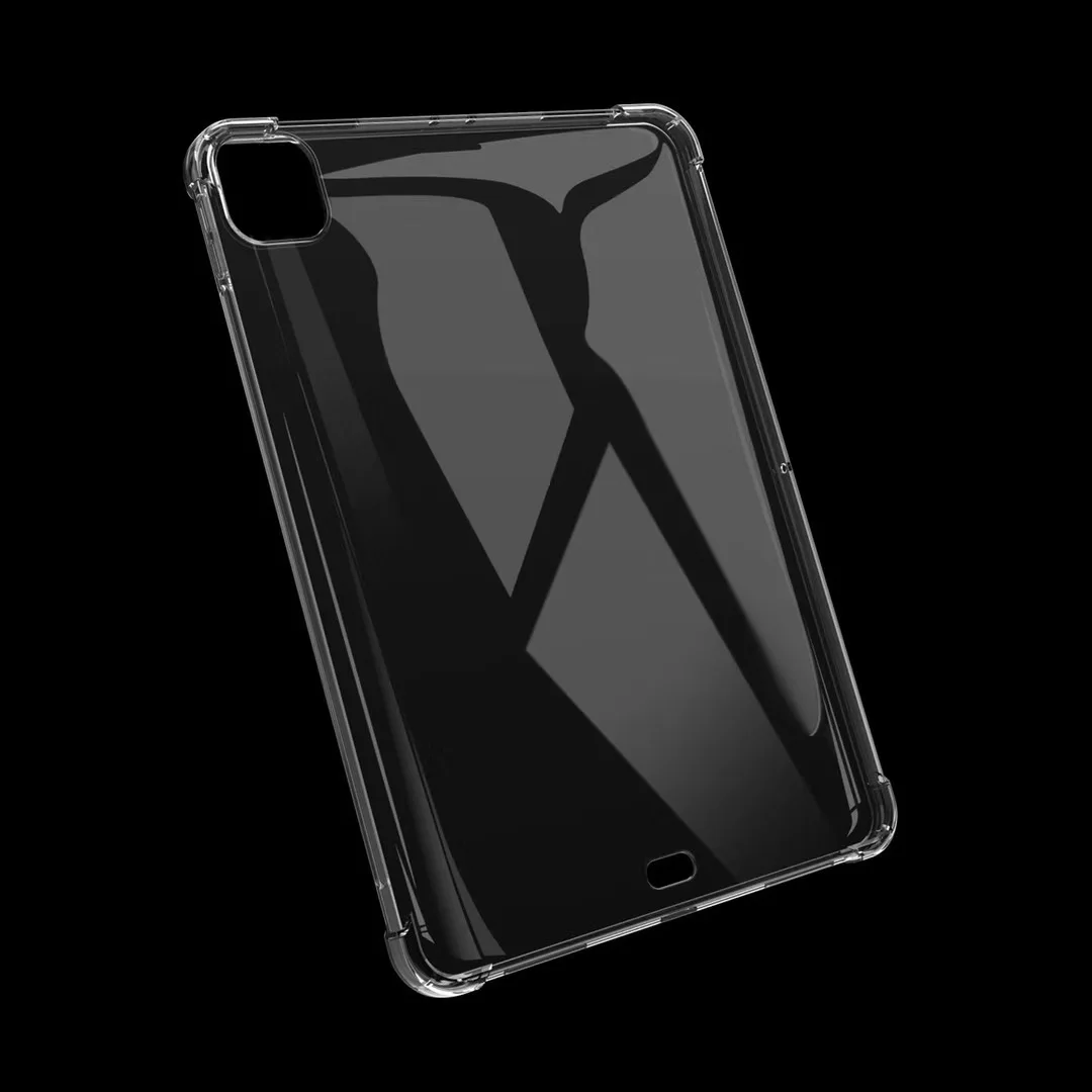 Case for iPad Pro 11 12.9 2020 Transparent TPU Silicone Reinforced Corners Bumper Cover 2018/2017 Funda | Компьютеры и офис