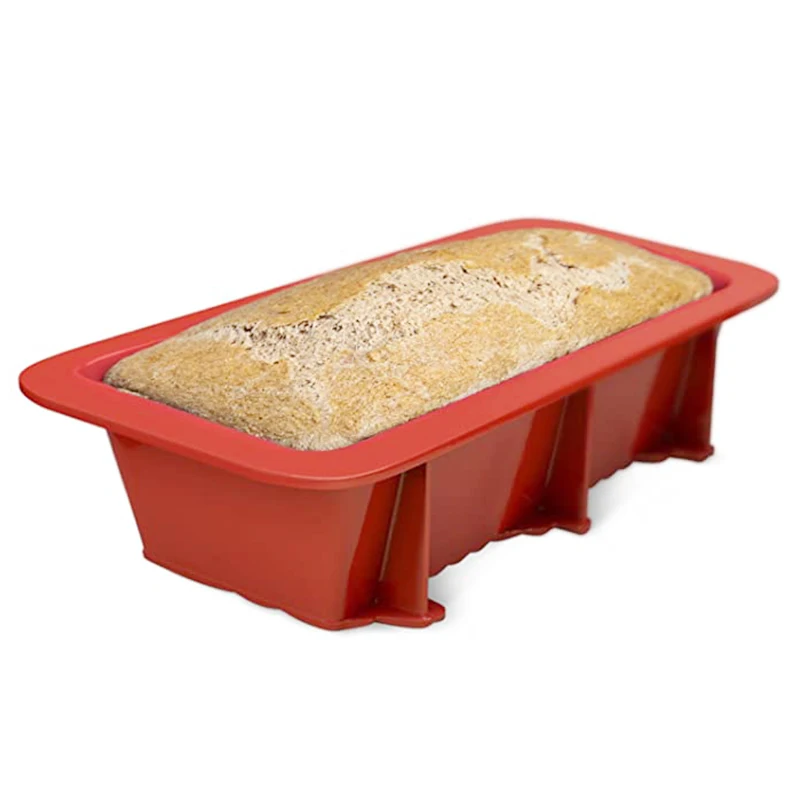 

Silicone Bread and Loaf Pans Non-Stick Silicone Baking Mold For Homemade Cakes Breads Meatloaf Quiche