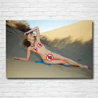 Современные картины красивые девушки сексуальная блондинка горячее тело пустыня фото взрослые плакаты холст настенное искусство для домашнего декора комнаты