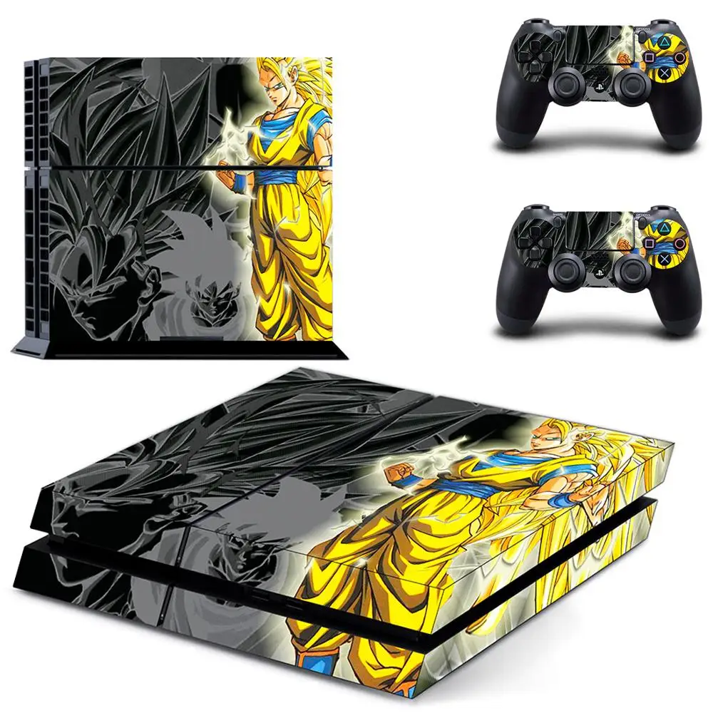 Виниловый геймпад Dragon Ball Super чехол для игры PS4 PlayStation 4 и 2 геймпада|Наклейки| |