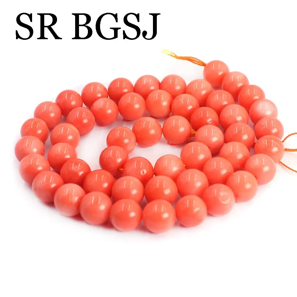 Бесплатная доставка круглые ювелирные украшения 8-9 мм настоящие бусины из