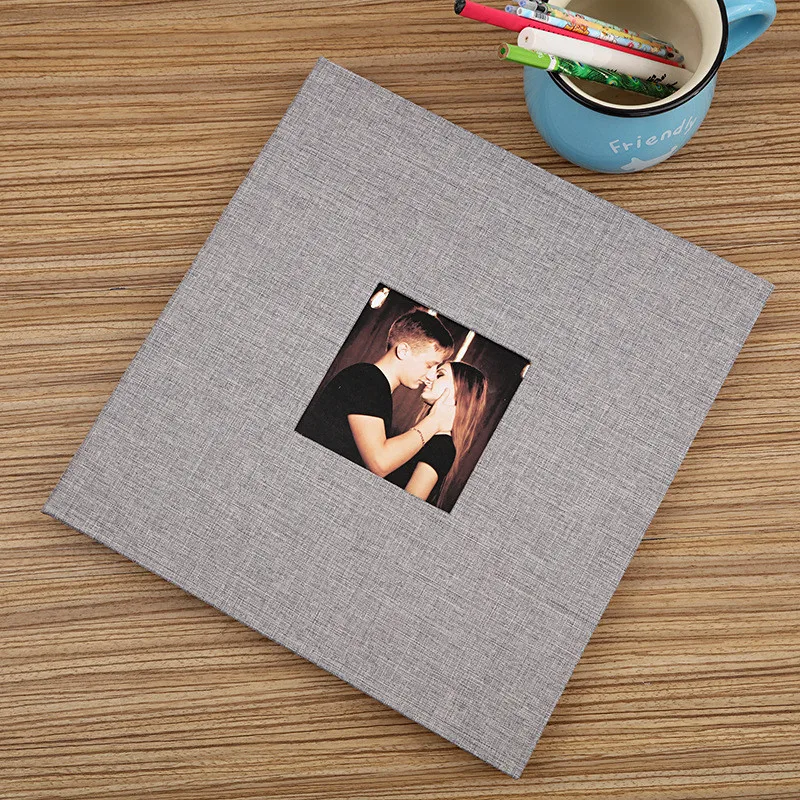 

16 Inch 20 Page Self-adhesive Photo Album DIY Antique Wedding Birthday Photo Scrapbook Photo Album Custom Memory Photo Album