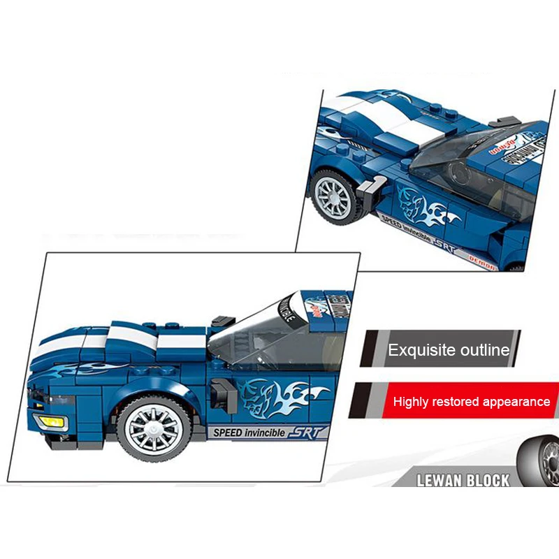 

Creator Speed Champions Ford Mustang Formula Supercar 10265 Racing Car Building Blocks Racer Vehicle Bricks MOC Model Toys kids