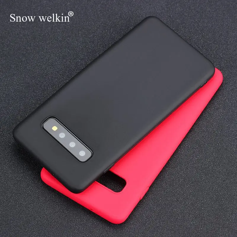 Матовый чехол карамельного цвета из ТПУ для Samsung Galaxy S10 S10E S8 S9 Plus Note 9 8 5 A7 2018 M10 M20 A10 S7