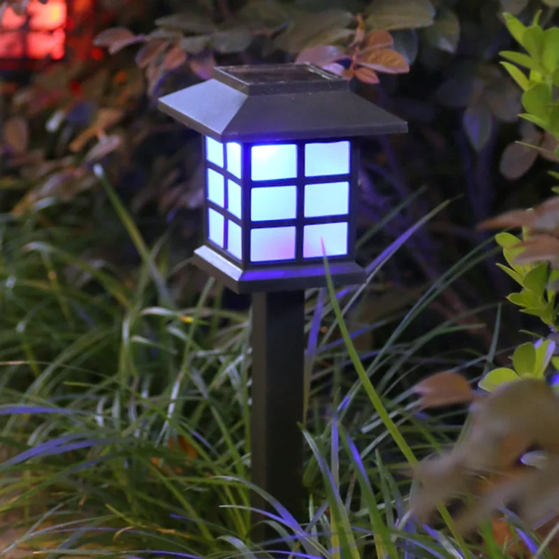 

Royalulu Solar LED Lights Outdoor Lawn Lamps Pathway Waterproof Garden Lamp For Courtyard Landscape Path Yard Patio Decoration