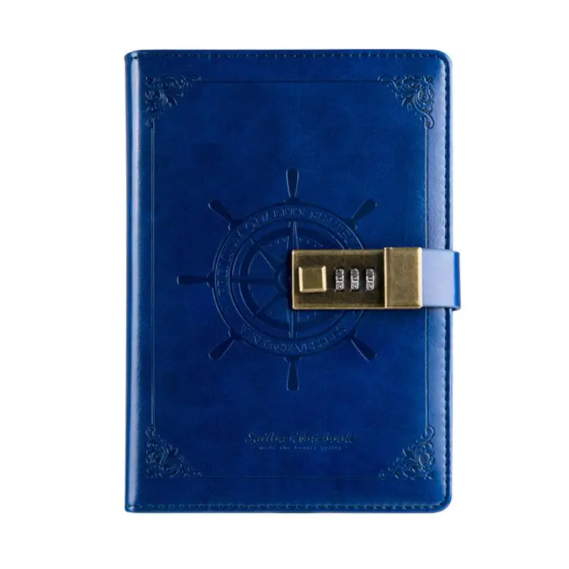 Винтажный блокнот B6 записная книжка кожаный дневник с паролем школьные офисы