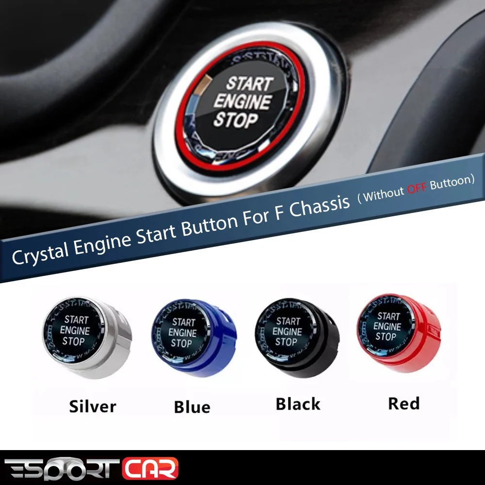 Кристаллический наклейка-кнопка для запуска двигателя и остановки Crystal Engine Start Stop Switch Button Sticker для BMW F Chassis G32 F10 F18 F01 F02 F52 F30 F32 F36 G30 G38 F25 G05 G20 F21.