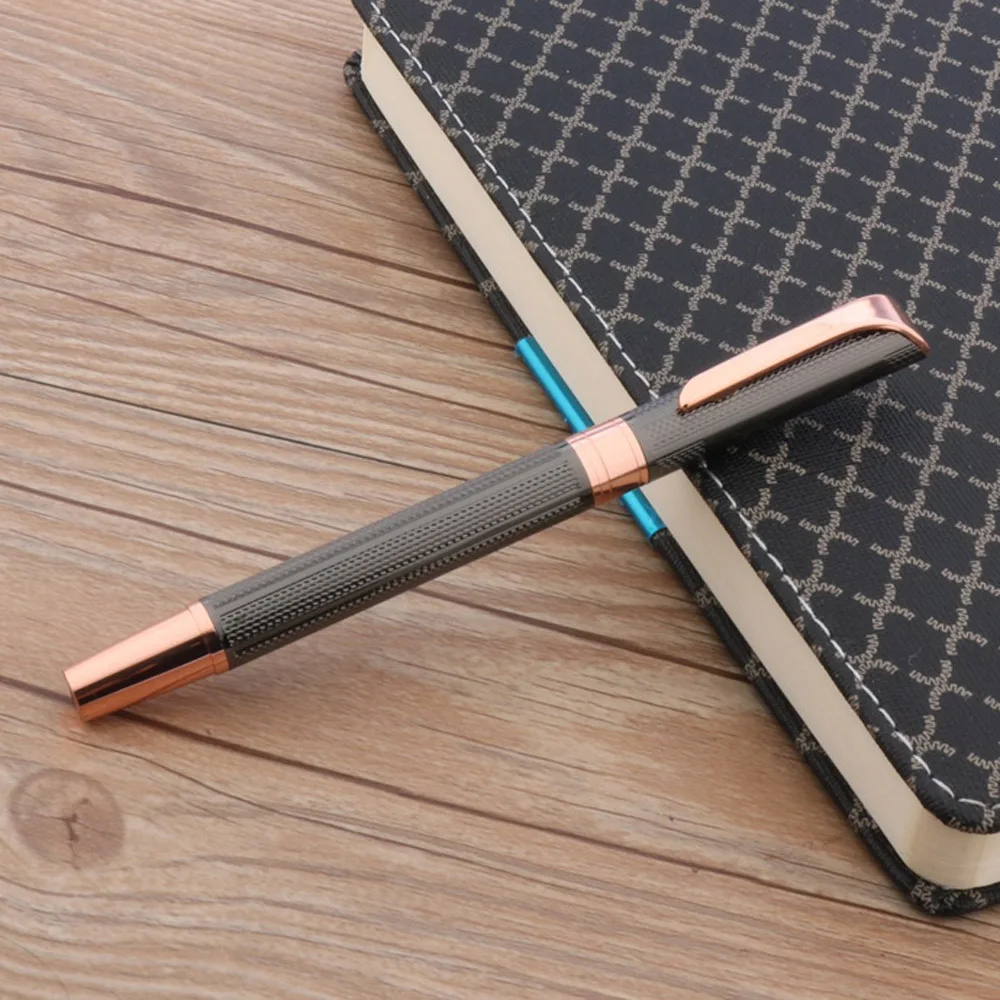 Новая красивая школьная шариковая ручка розового и золотого цвета|rollerball pen|gift penpen