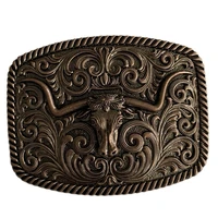retail 2021new different colour good qulity 3d bull head pattern metal mens belt buckle for fashion man belts accessorie