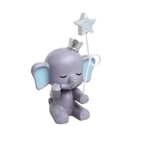 resin ornament cute elephant star statue ornaments resin crafts cake dessert decorations cake toppers birthday diy accessories
