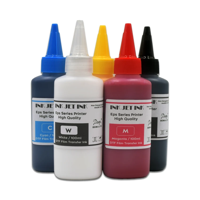 

100ml/PC Direct Transfer Film Textile Ink for Epson L800 L1800 Modified Large Format Printer Heat Transfer DTF Ink