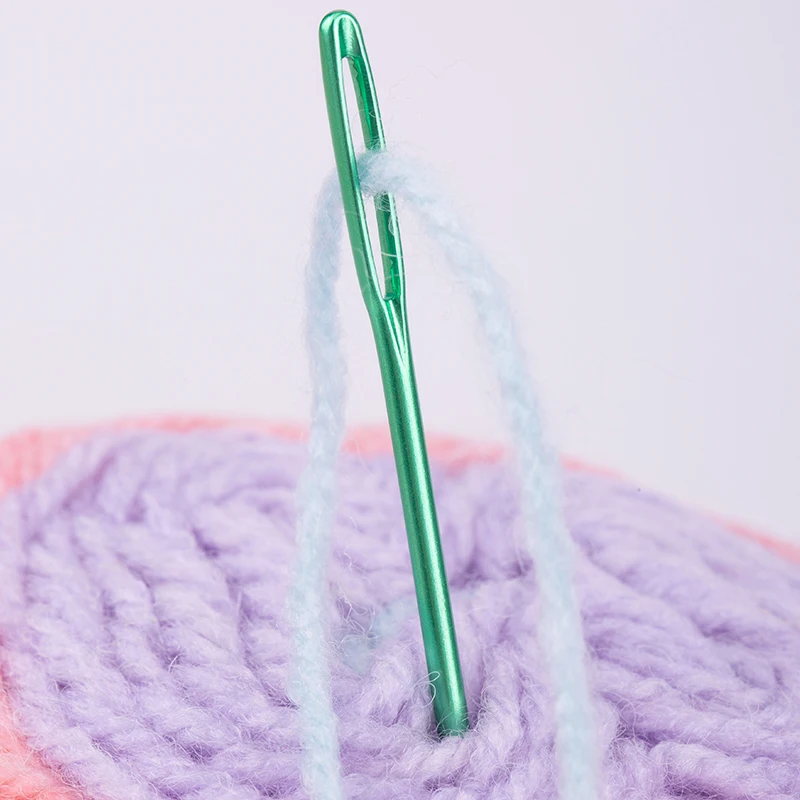LMDZ Large Eye Darning Weaving Needle Tapestry Needle Bent Needles DIY Craft Yarn Sewing Knitting Crochet with Storage Box