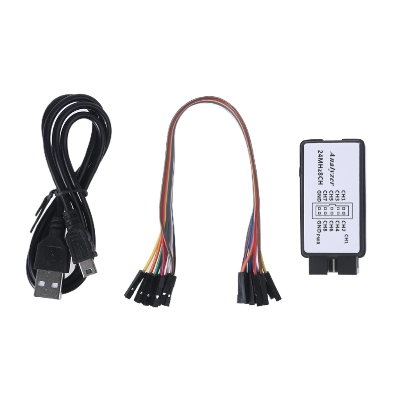 USB анализатор 24 МГц 8 каналов м/секунды отладчик для ARM FPGA 8CH микроконтроллер