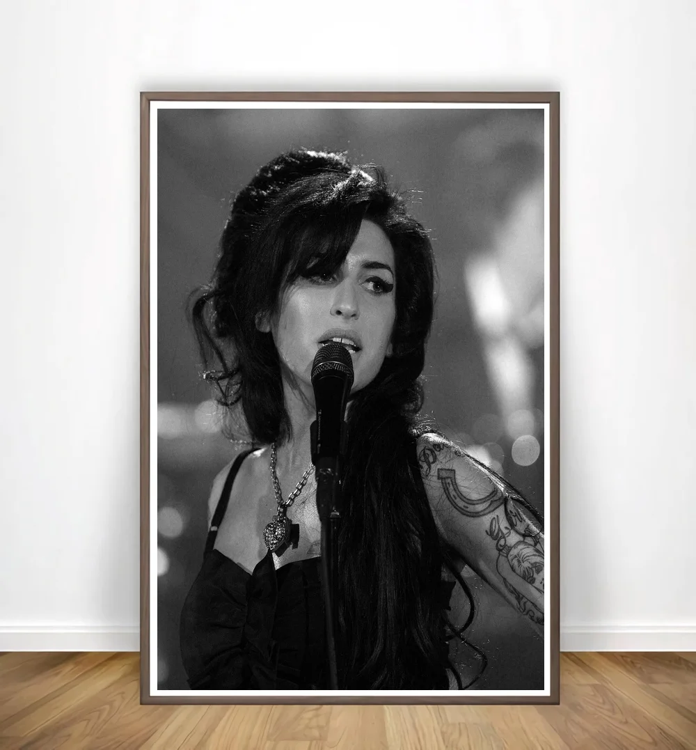 Amy Winehouse музыкальная певица звезда плакаты и принты Настенная картина Картина на