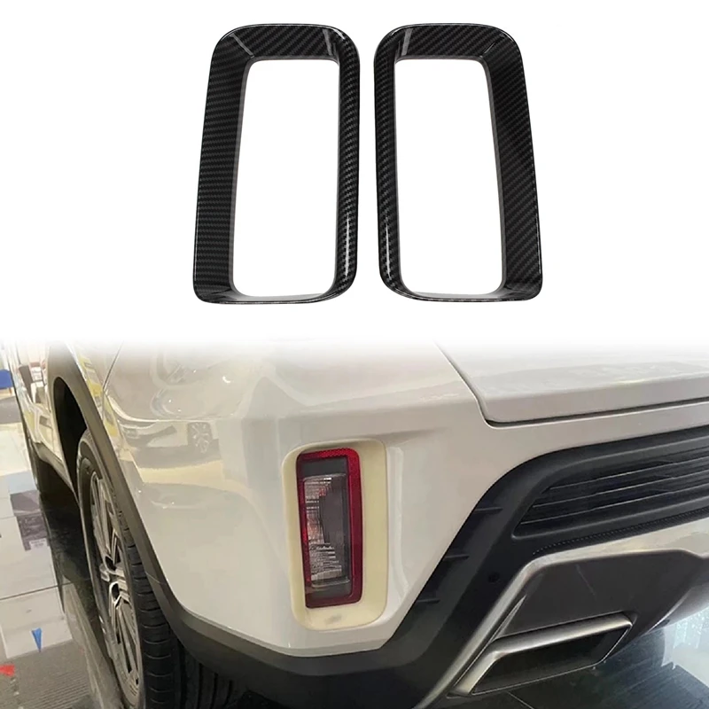 

Car Rear Bumper Fog Lamp Cover Rear Fog Lamp Decorative Frame Car Accessories for Kia Sportage 2021-2022