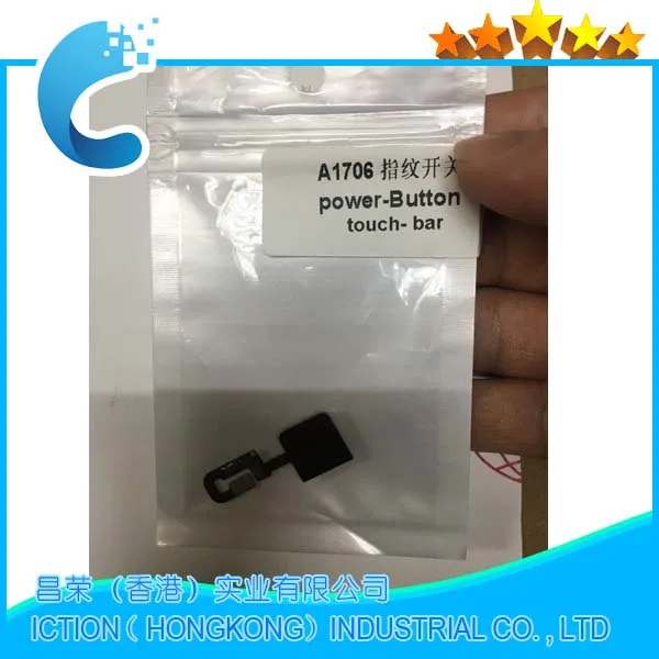 Оригинальная новая сенсорная кнопка питания A1706 821-00919-A для Macbook Pro Touch Bar 13 &quotA1706