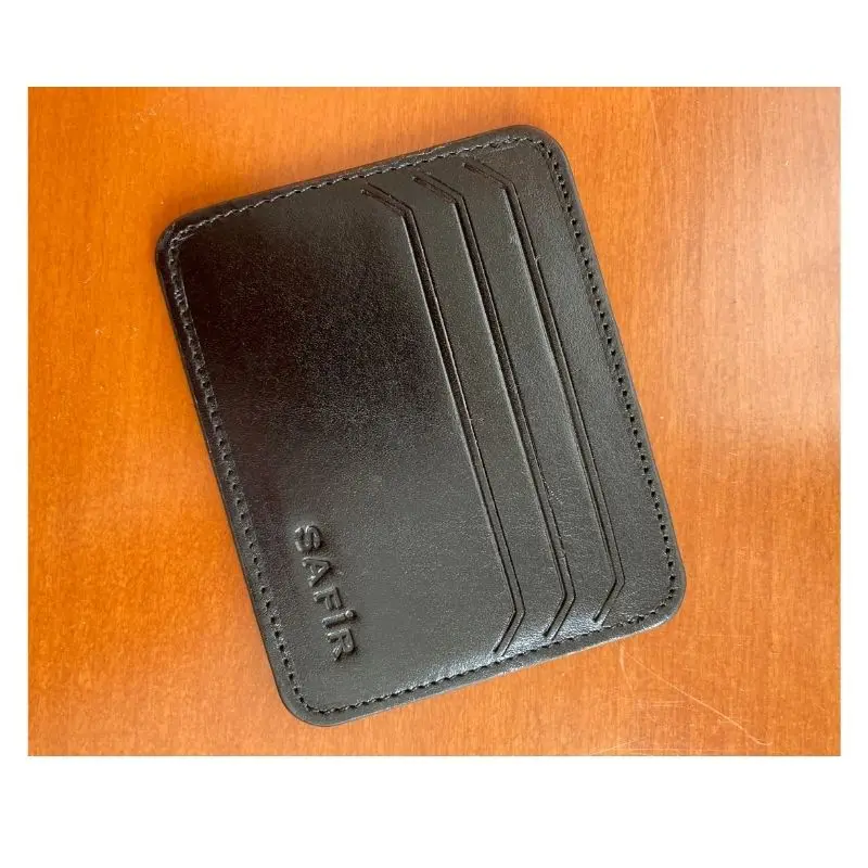 

Wallet genuine leather money card holder high quality Sapphire luxury designer pocket purse English