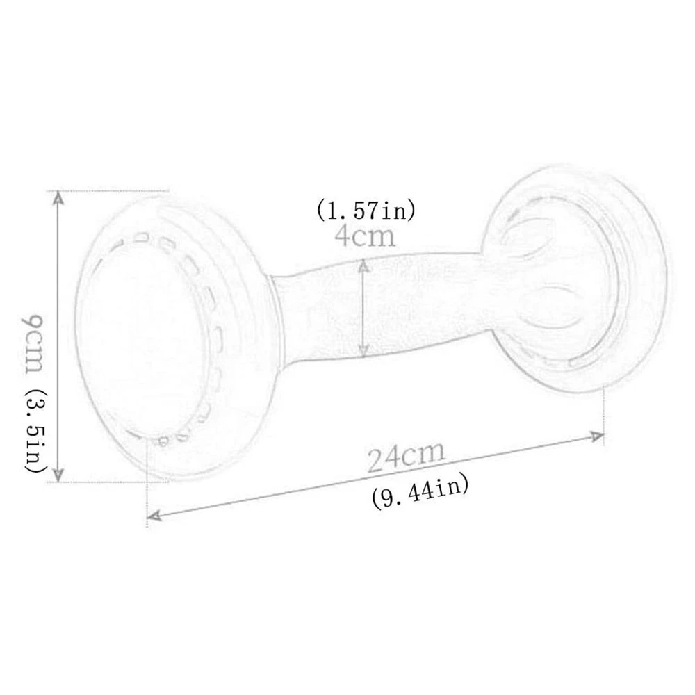 Гантель с резиновой ручкой Нескользящая ручка гантели домашние гимнастические