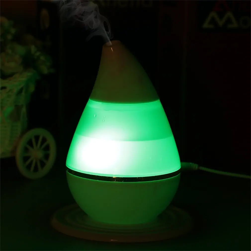 

Drop Shaped 7 Colors Night Light Ultrasonic Aroma Humidifier Air Essential Oil Diffuser Smart Home Purifier Atomizer Refresher