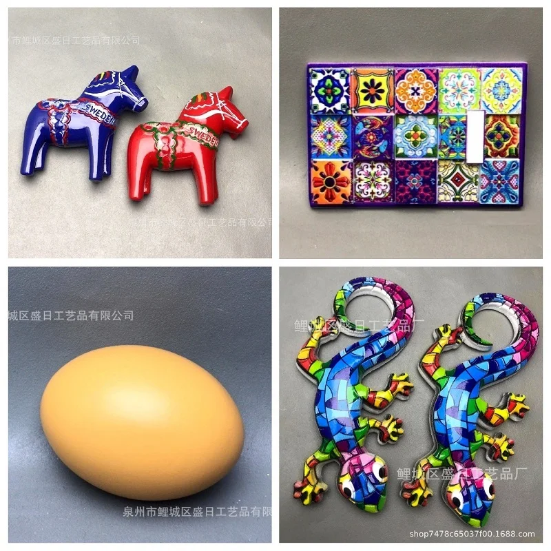 Магниты на холодильник из Испании сувениры для туризма 3D печать яиц лошадей