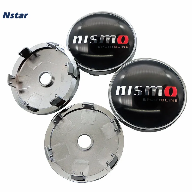 Nstar 4 шт. 60 мм (56 мм) Nismo Стайлинг автомобильный колпачок колеса s автозапчасти Tirm