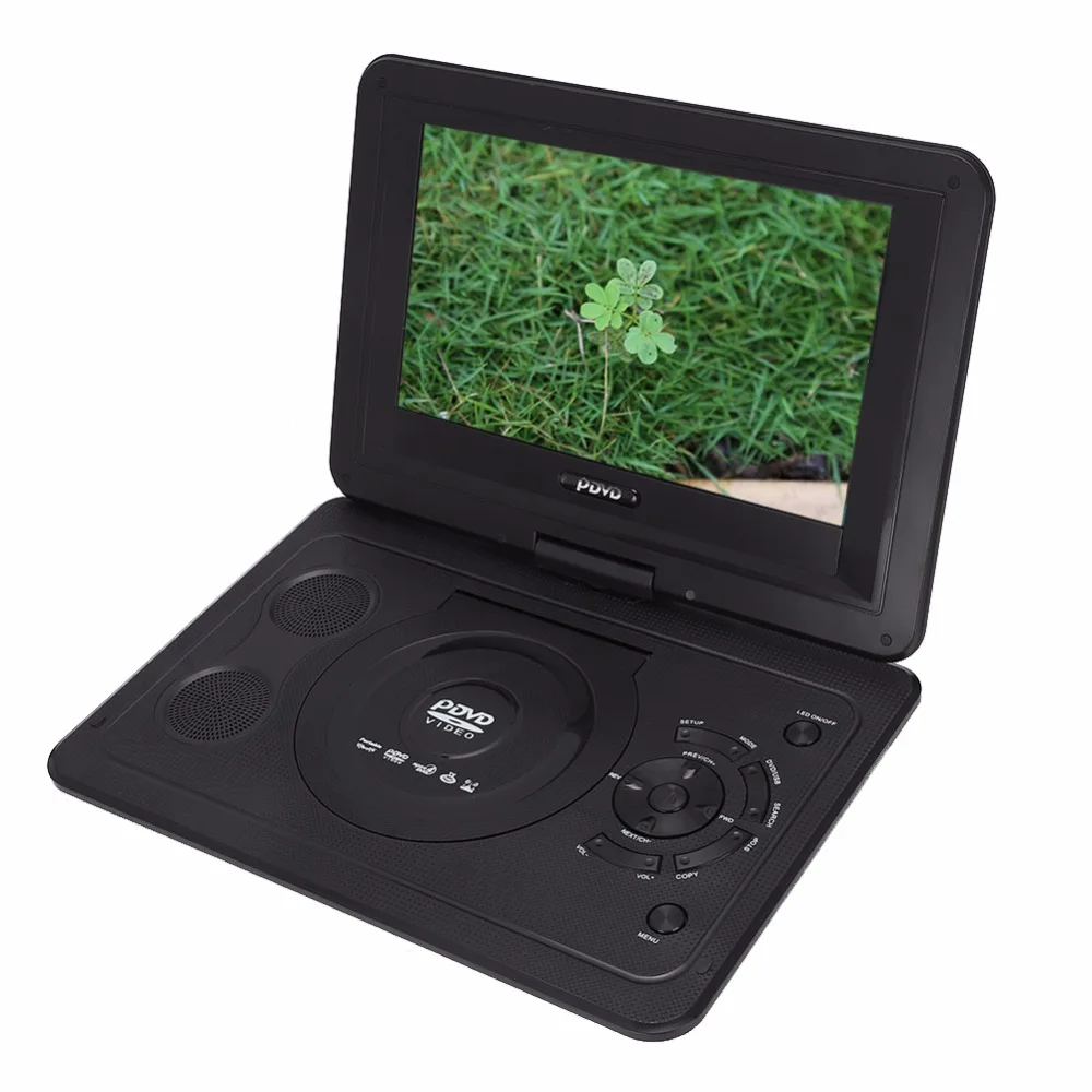 13,9 дюймов HD tv Портативный dvd-плеер 800*480 разрешение 16:9 ЖК-экран 110-240 в разъем АС VCD CD CD-R dvd-плеер